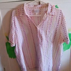 Alfred Dunner Blouse size Large